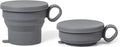 carrotez 2 pack Mini Silicone Collapsible Travel Cup by Carrotez