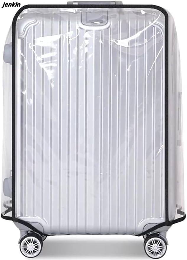 JenKin Luggage Protector Suitcase Cover PVC Waterproof Travel Suitcase Fits - Image 2