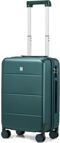 Hanke 20 Inch Carry On Luggage 22x14x9 Airline Approved PC Hard Shell Suitcases by Hanke