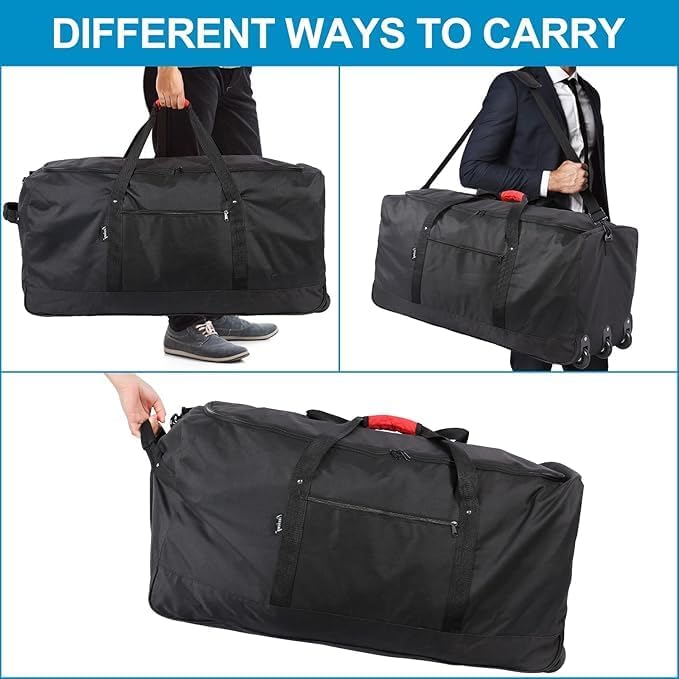Finnhomy 120L Foldable Rolling Duffel Bag - Image 6