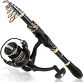 PLUSINNO Fishing Pole, Fishing Rod and Reel Combo, Telescopic Fishing Rod Kit by PLUSINNO
