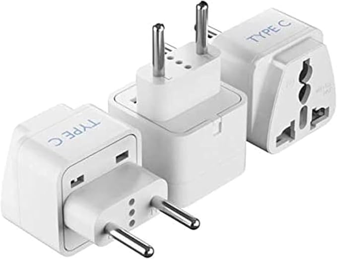 Ceptics European Travel Plug Adapter, Universal to European EU, Power Charge by Ceptics