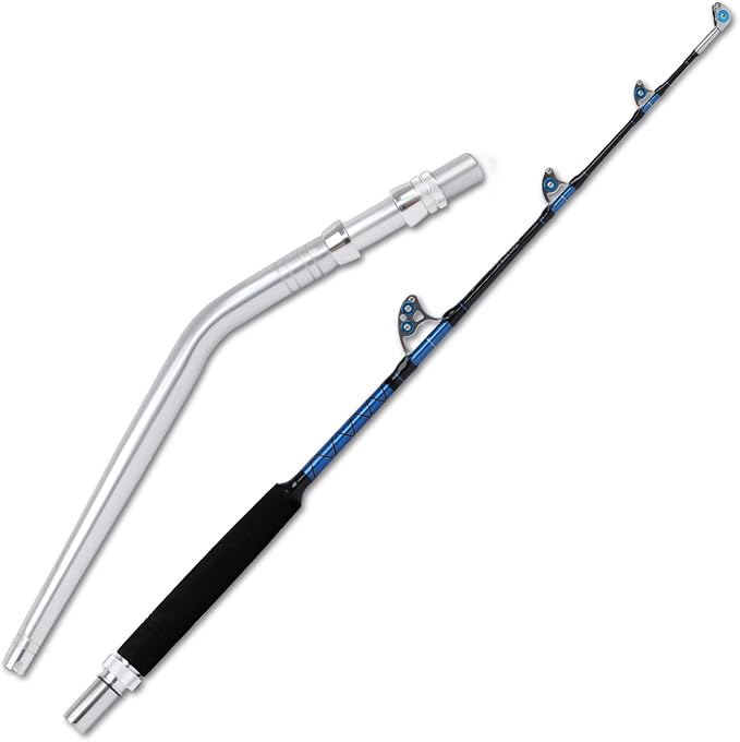 Fiblink Saltwater Offshore Heavy Trolling Fishing Rod Big Game Conventional - Image 2