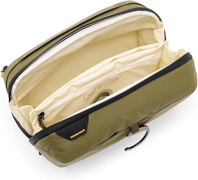 Peak Design Wash Pouch, Weatherproof Travel Toiletry Bag, Upright or Hanging by PeakDesign