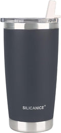 20 oz Stainless Steel Vacuum Insulated Tumbler by Patent-pendingstraw1secondoff1secondon3-secondclean