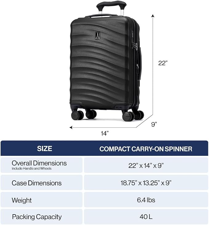 Travelpro Maxlite Air V2 Hardside Expandable Carry on Luggage, 8 Spinner Wheels - Image 6