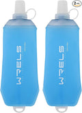 200ml/350ml/500ml Collapsible Soft Flask, BPA Free Folding Soft Water Bottle by WRELS