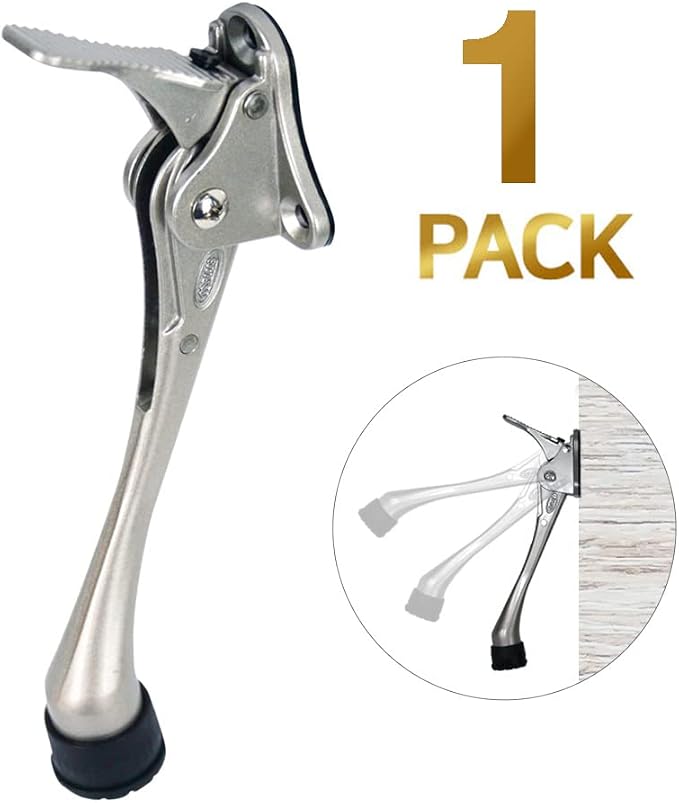 Door Stopper, One-Touch semi-Automatic Metal Door Stopper, - Image 2