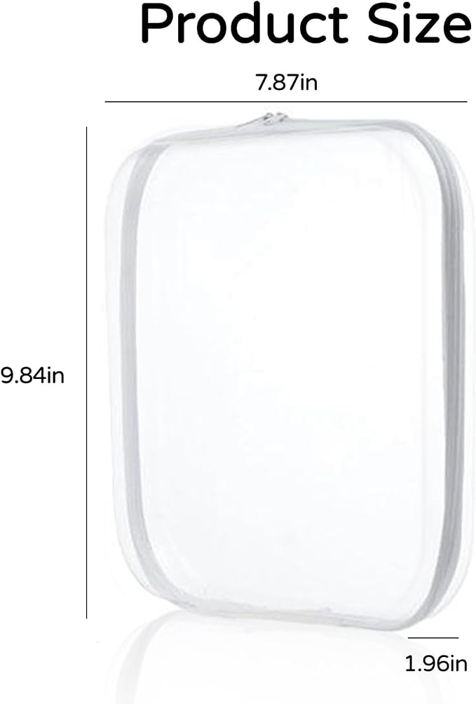 3PCS Zippered Transparent Cases - Image 2