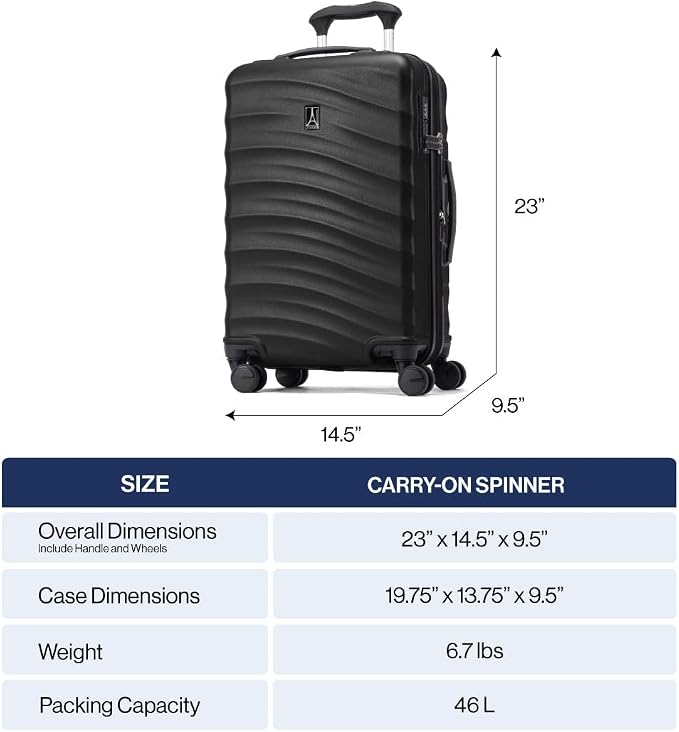 Travelpro Maxlite Air V2 Hardside Expandable Carry on Luggage, 8 Spinner Wheels - Image 6