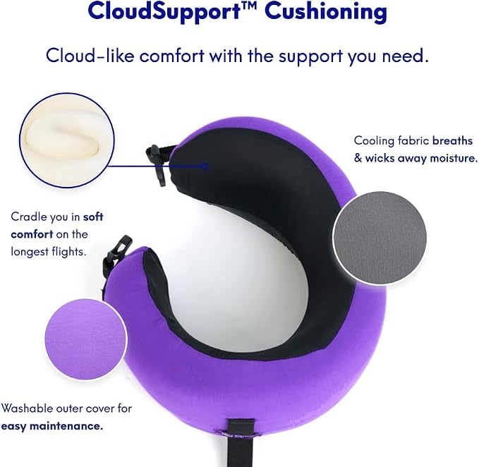 C CUSHION LAB Travel Pillow, Award-Winning Patented Ergonomic Design - Image 5