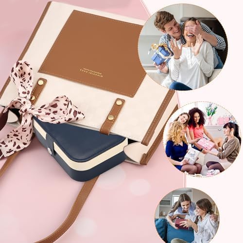 Travel Jewelry Box, PU leather Small Jewelry Organizer - Image 7