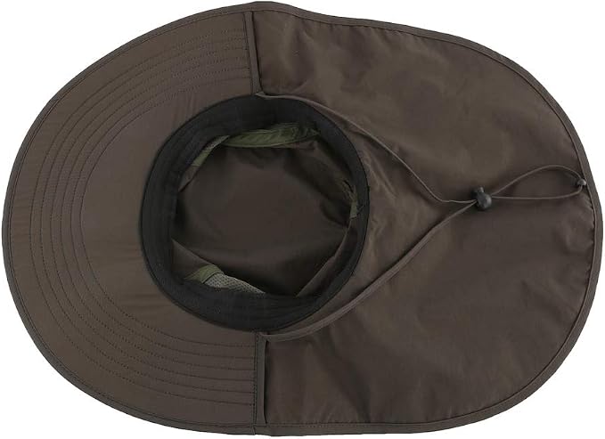 Home Prefer Outdoor UPF50+ Sun Hat Wide Brim Mesh Fishing Hat - Image 6