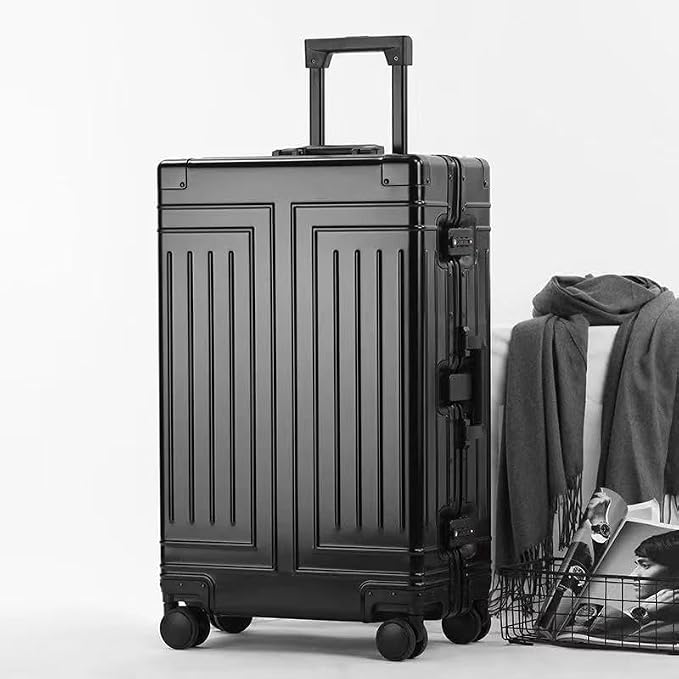 All Aluminum Magnesium Carry On Luggage，Cut from Whole Aluminum Sheet，22x14x9 - Image 2