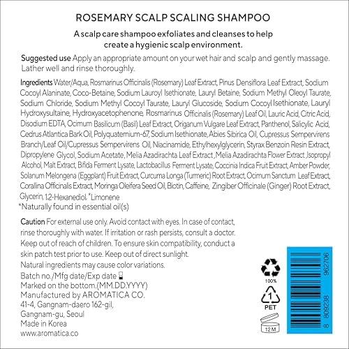 AROMATICA Rosemary Scalp Scaling Shampoo - Image 8