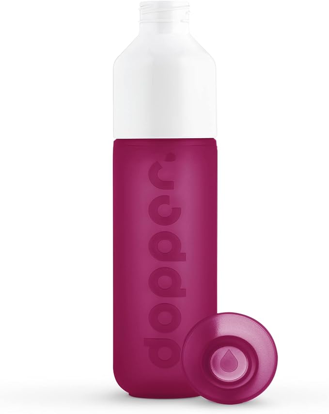 Preserve Dopper Water Bottle, 15.25 Ounce, Funky Fuchsia - Image 2