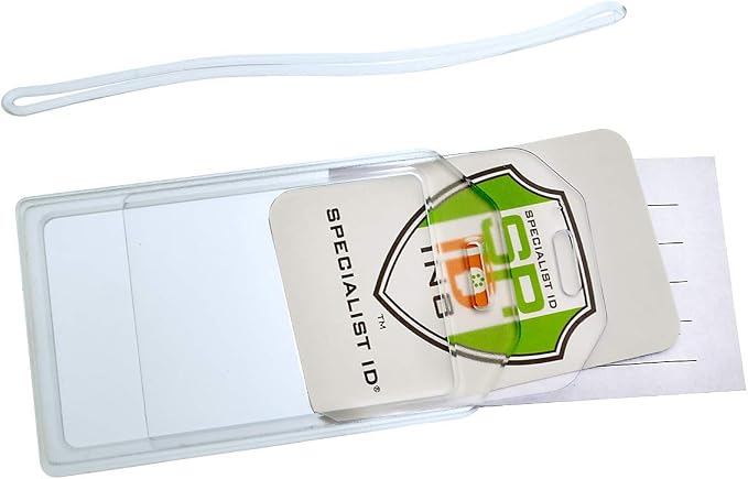 5 Pack - Premium Rigid Airline Luggage Tag Holders - Heavy Duty Hard Plastic - Image 8