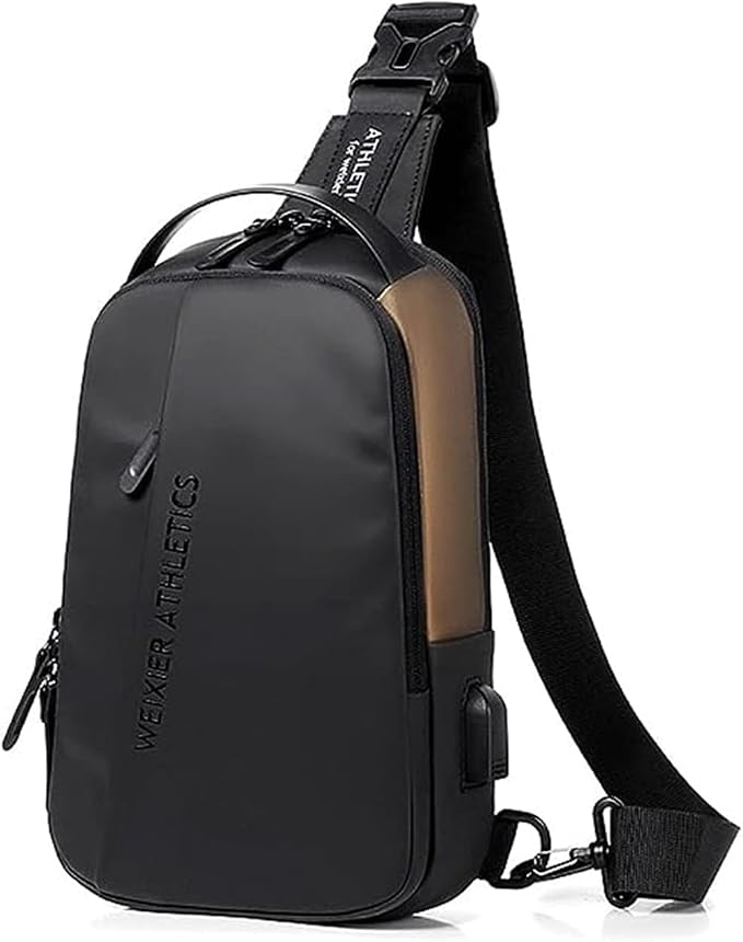 Waterproof Sling Bags Mens Shoulder Crossbody Backpack by Hjkiopc