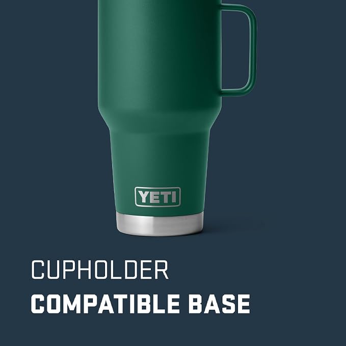 YETI Rambler 30 oz Travel Mug, Stainless Steel, Vacuum Insulated - Image 3