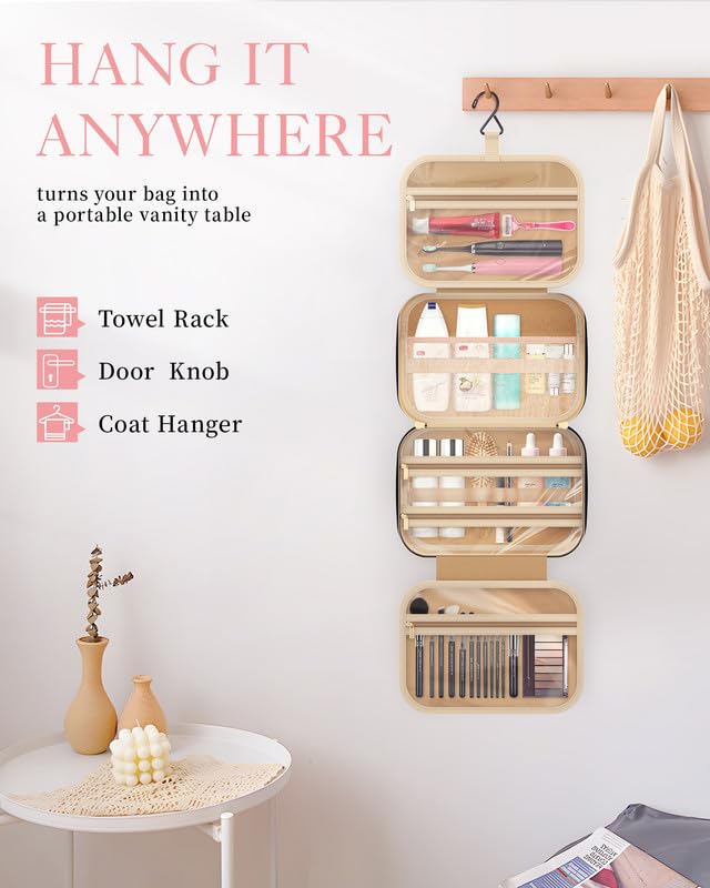 HOTOR Travel Toiletry Bag w/Hanging Hook - Image 4