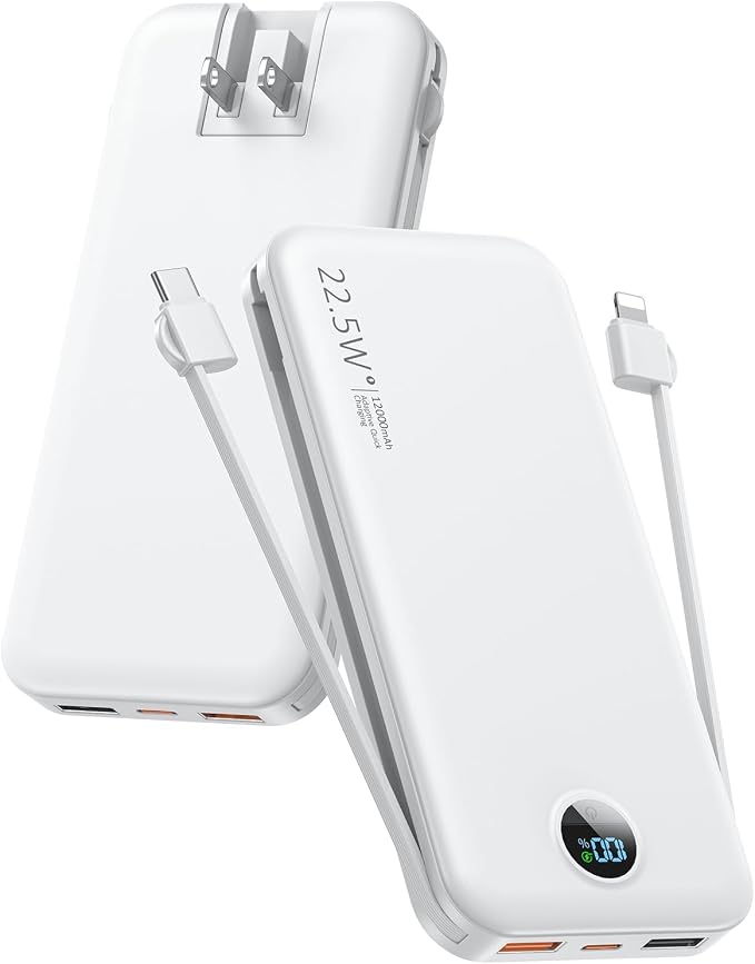 Portable Phone Charger, 12000mAh 22.5W Fast Charging Power Bank by CITICR