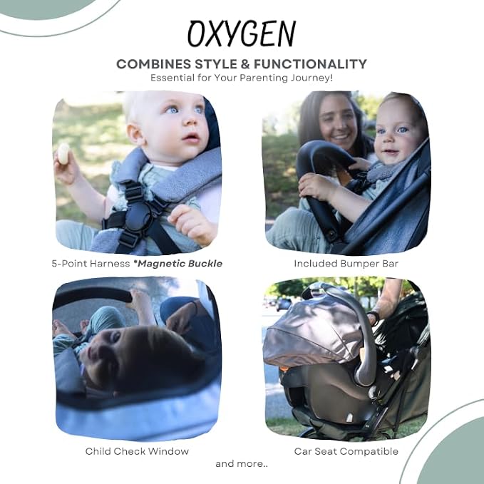 Guzzie+Guss Oxygen v2 Lightweight Stroller & Universal Cup Holder Bundle – - Image 7