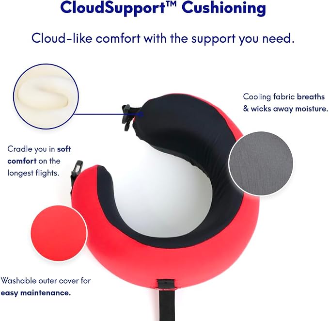 C CUSHION LAB Travel Pillow, Award-Winning Patented Ergonomic Design - Image 5