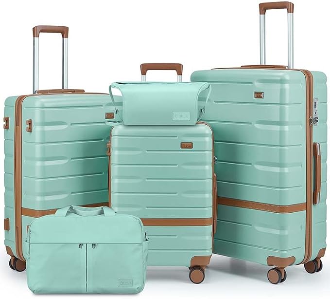 Luggage Sets 3 Piece with TSA Lock Hardside PC+ABS Carry On Suitcase with YKK by Unknown