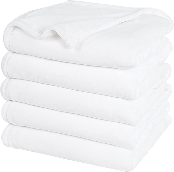 PHF Oversized King Fleece Blanket 120"x120", No Shed No Pilling Big Soft Blanket by PHF