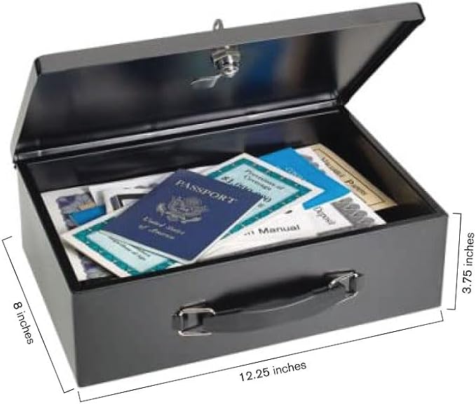 MMF Industries STEELMASTER Fire-Retardant Steel Security Chest - Image 2