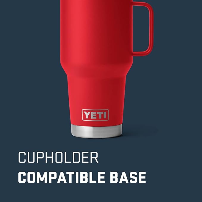 YETI Rambler 30 oz Travel Mug, Stainless Steel, Vacuum Insulated - Image 3