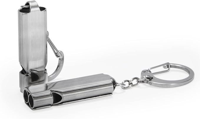 Whistle for Coaches Teachers, Emergency Survival Stainless Steel Whistles 2 Pack - Image 4