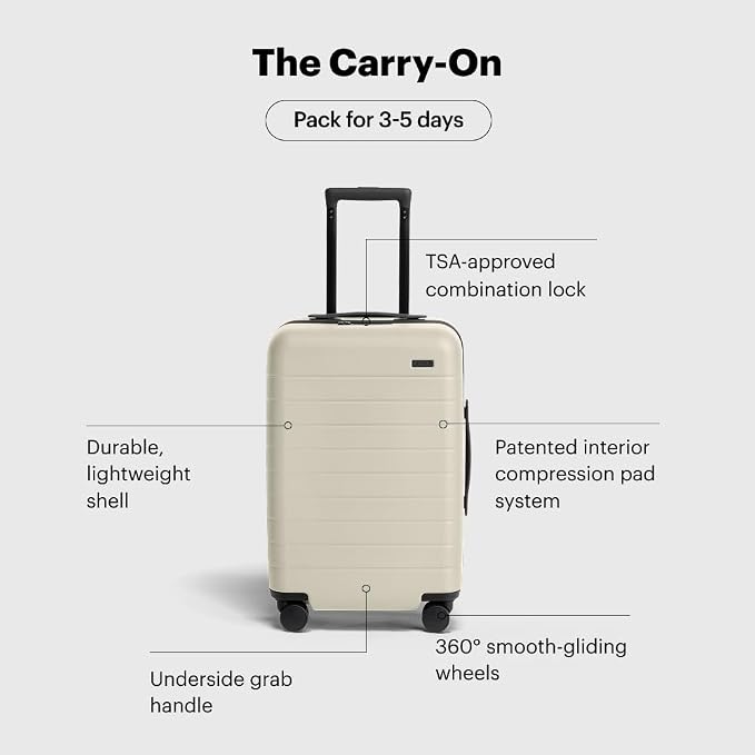 Away Carry-On Luggage, Lightweight Hardside Suitcase - Image 3