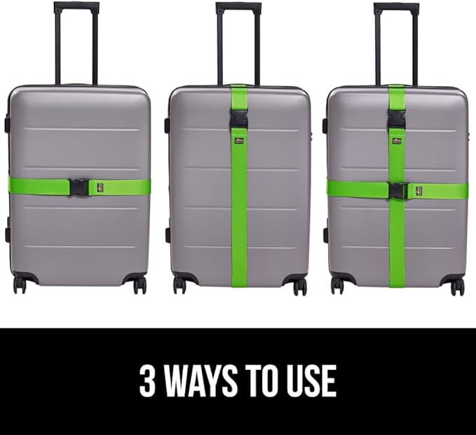 GORILLA GRIP Heavy Duty Adjustable Luggage Straps - Image 6