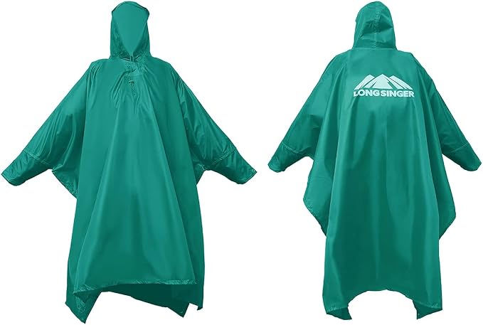 longsinger Rain Poncho for Adult, Waterproof Rain Poncho - Image 8