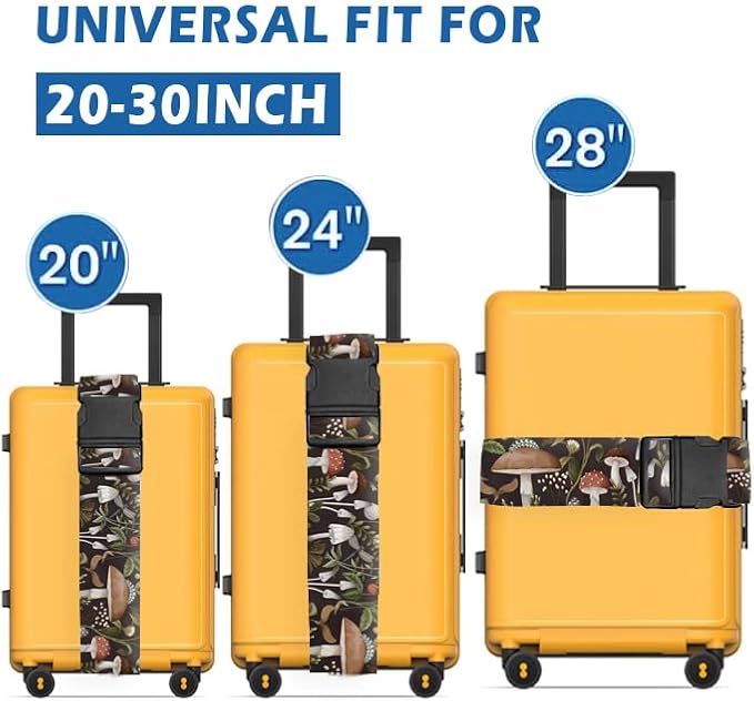 Luggage Straps for Suitcases Travel Belt Accessories, Cute Suitcase Strap - Image 3
