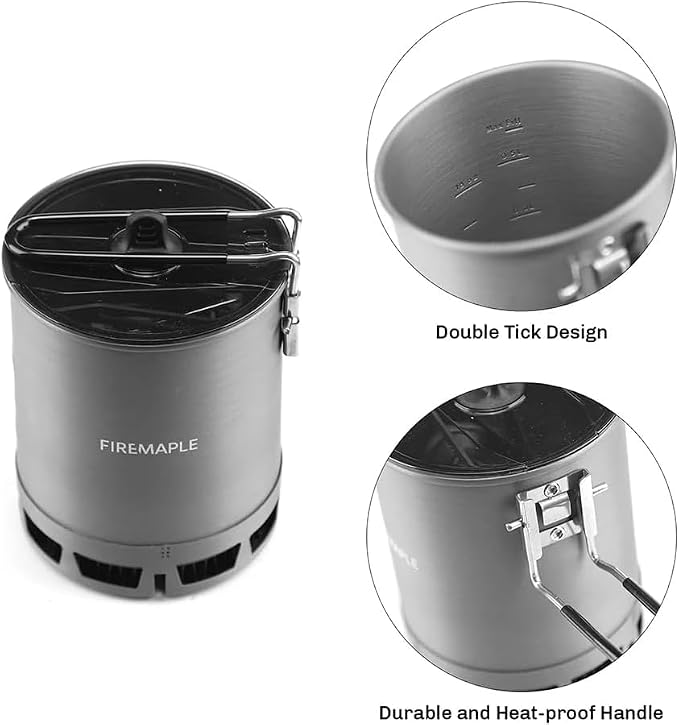 Fire-Maple Petrel Ultralight Pot- High Efficiency Aluminum Camping and - Image 3