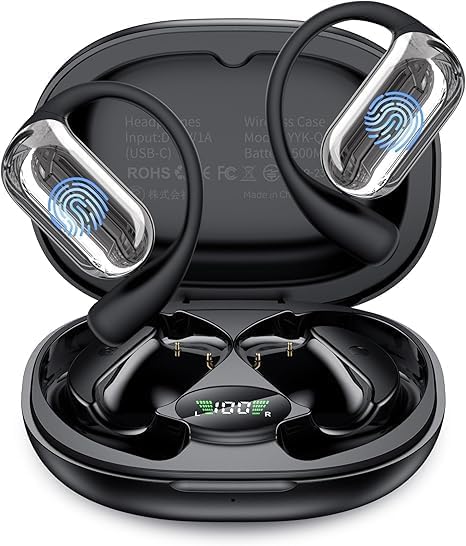 AI Translation Earbuds Real-Time, 144 Languages & Accents, 4-in-1 Open Ear by KOSERNT