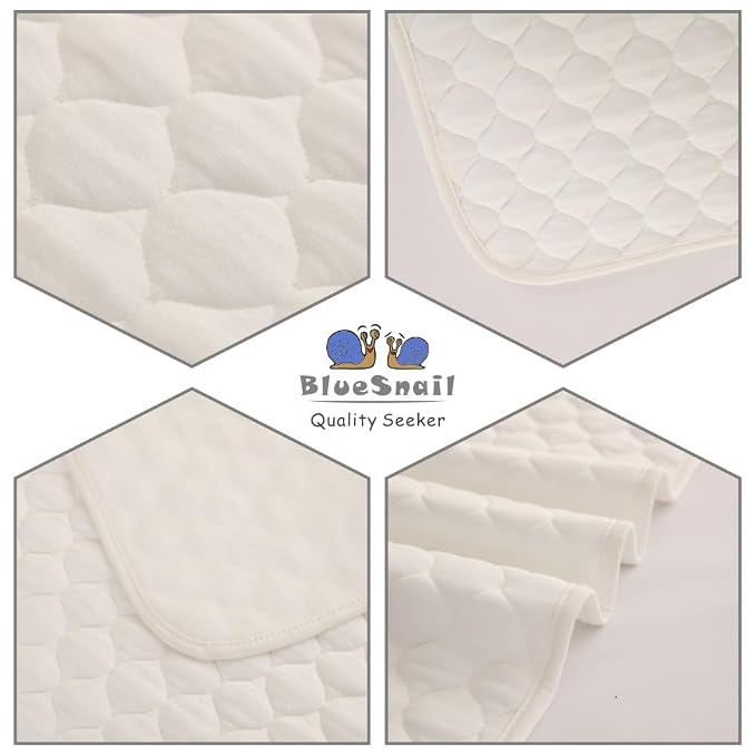 BlueSnail Washable Underpads, Super Absorbent and Waterproof Bed Pds, Portable - Image 2