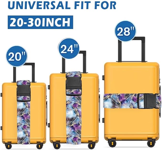 Luggage Straps for Suitcases Travel Belt Accessories, Cute Suitcase Strap - Image 2
