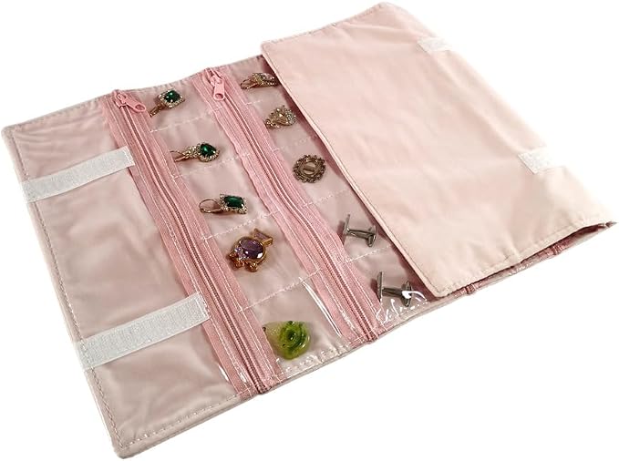 Travel Jewelry Roll Bag Portable Organizer Pouch - Image 8