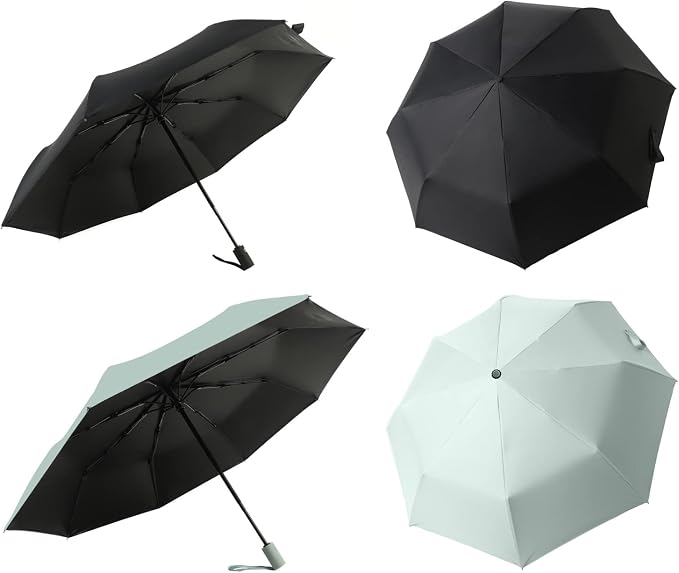 BAODINI Small UV Protection Travel Umbrella Compact - Image 2