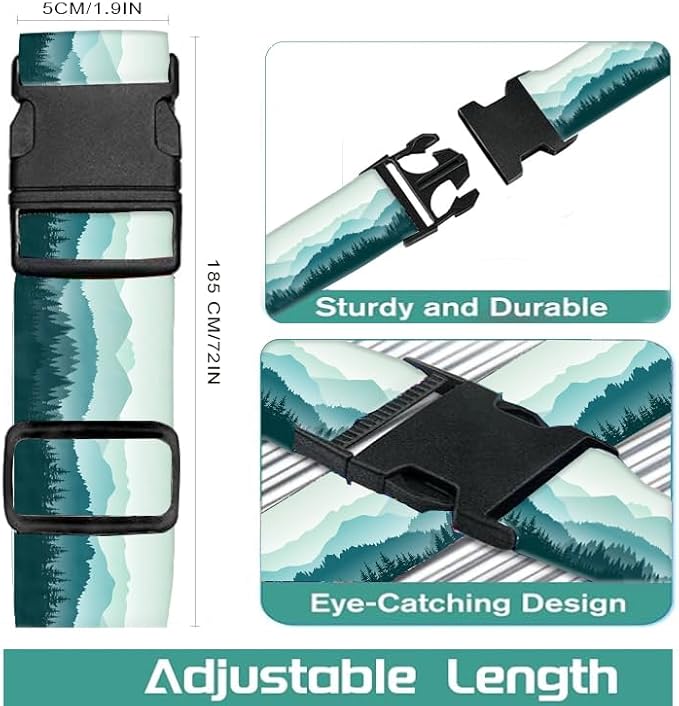 Luggage Straps for Suitcases Travel Belt Accessories, Cute Suitcase Strap - Image 5