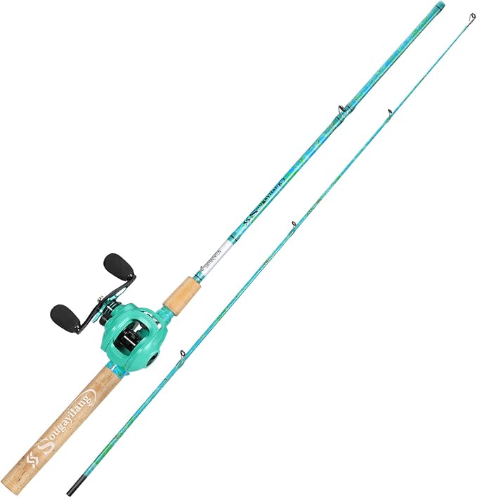 Sougayilang Fishing Rod and Reel Combo, 2-Piece 5-Foot 6-Inch Graphite & by Sougayilang
