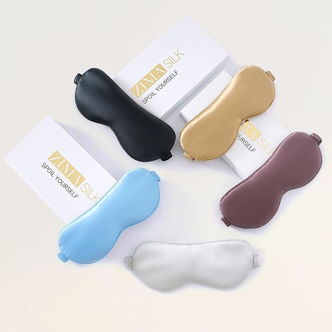 ZIMASILK Adjustable 100% 22 Momme Mulberry Silk Sleep Mask - Image 7