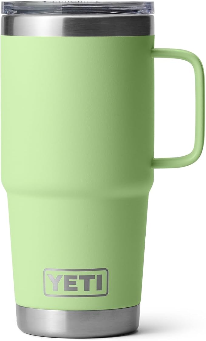 YETI Rambler 20 oz Travel Mug, Stainless Steel, Vacuum Insulated - Image 4