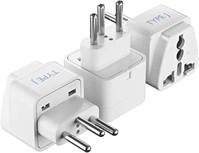 Ceptics Switzerland Travel Plug Adapter by Ceptics
