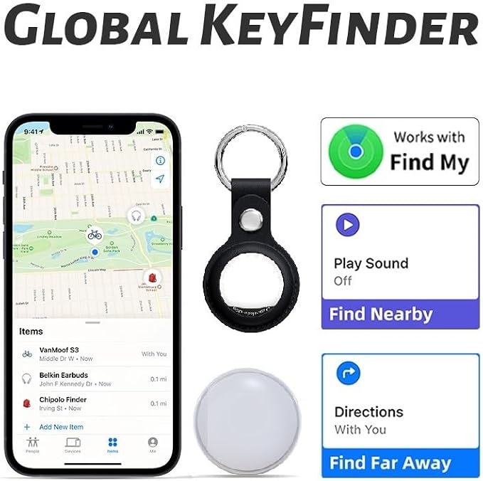 Key Finder, Works with Find My, Sound Location, Key Locator Tracker - Image 2