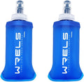 Folding Soft Flask Portable Collapsible Running Lightweight Water Bottle by WRELS