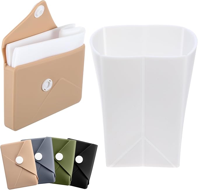 LemonRoad Silicone Folding Camping Cup Card Design Collapsible Silicone Travel by Unknown